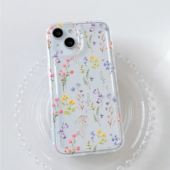 ⚠️Clearance iPhone 14/Pro/Pro Clear Floral Phone Case - Picture 3 of 3